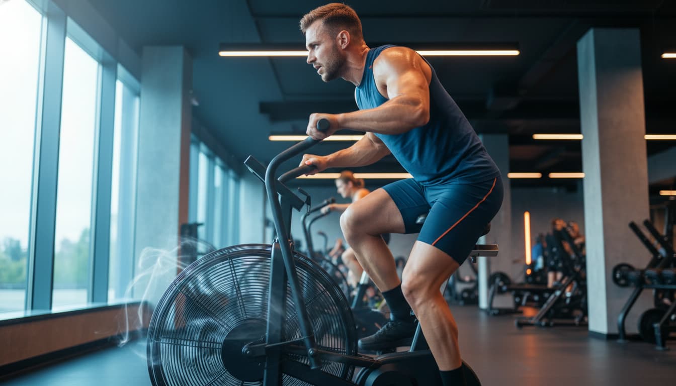 Programme air bike cardio HIIT pour booster votre forme en 2025